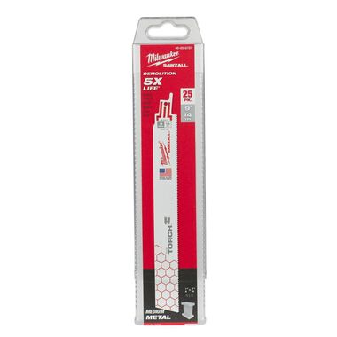 Milwaukee 9 in. 14 TPI THE TORCH SAWZALL Blade 25PK, large image number 10