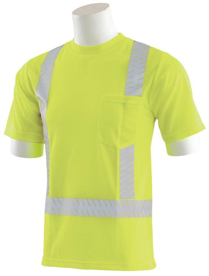 Delta Plus 9006SEG Mesh Class 2 Segmented Tape Lime T-Shirt, Medium