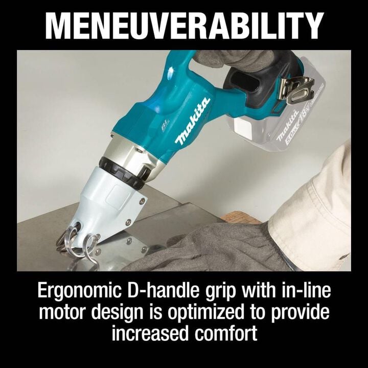 Makita 18V LXT Straight Shear Kit Lithium Ion Brushless Cordless 14 Gauge (Bare Tool), large image number 11