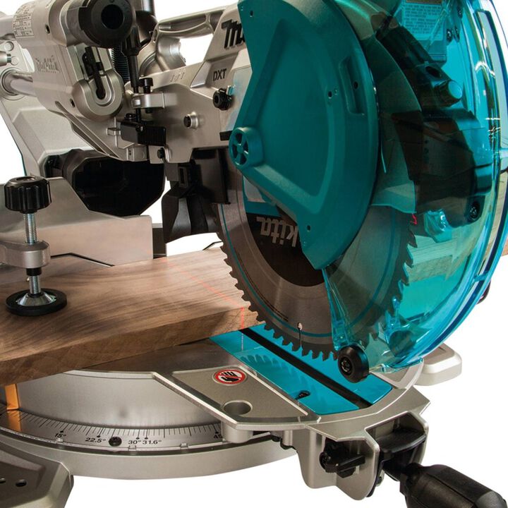 Makita 10in Dual-Bevel Sliding Compound Miter Saw with Laser, large image number 8