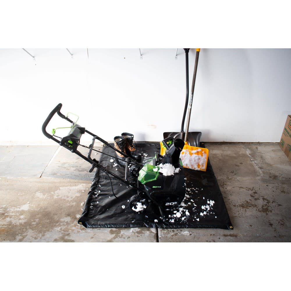 Auto Floor Guard 4 Ft x 4 Ft PVC Garage Containment Mat Black, large image number 7