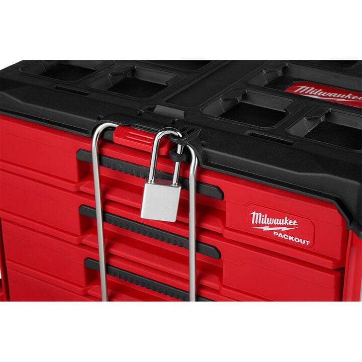 Milwaukee PACKOUT 4-Drawer Tool Box & 3-Drawer Tool Box Bundle, large image number 4