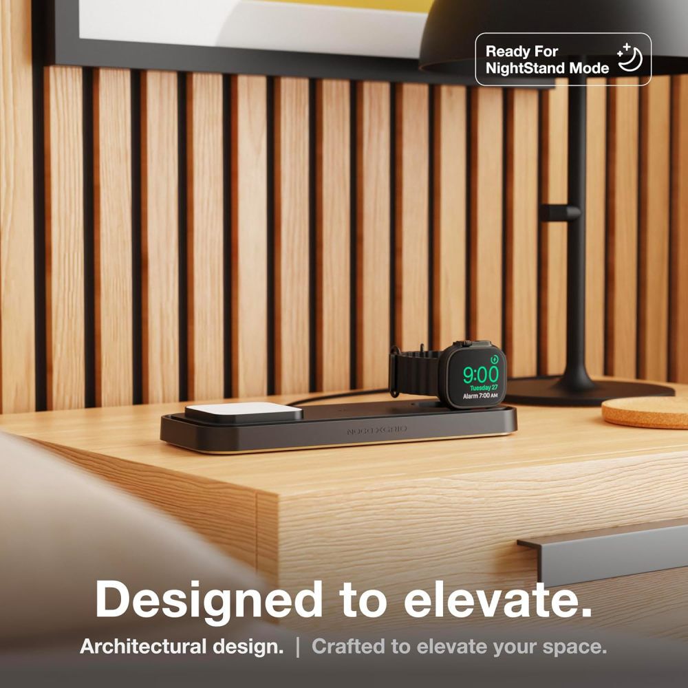 Noco 3-In-1 Qi2 15W Wireless Charging Pad Matte Black, large image number 6