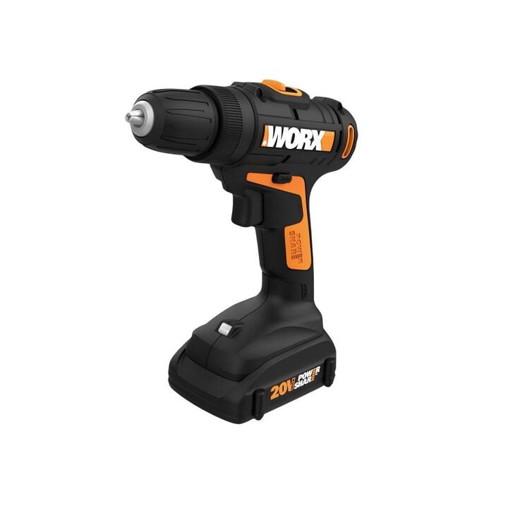 Worx 20V Cordless Li-Ion Battery-Powered Drill Driver Kit