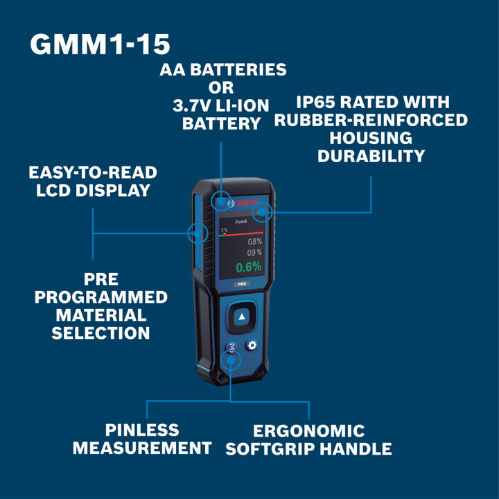 Bosch Pinless Moisture Meter, large image number 1