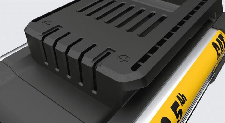 CAT 60V 2.5Ah Lithium Ion Power Tool Battery Pack with Fuel Indicator, large image number 6
