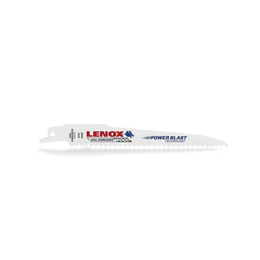 Lenox Reciprocating Saw Blade B656R 6in X 3/4in X .050in X 6 TPI 25pk, large image number 0