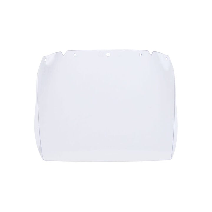MSA Safety Works V-Gard Visor, Contoured, Clear PC (9.5 Inch x 17 Inch x.04 Inch)