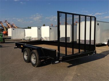 Doolittle Trailer Mfg Steel Sided Open Utility Trailer 14'x84in Tandem Axle HD Pro Toolbox, large image number 5
