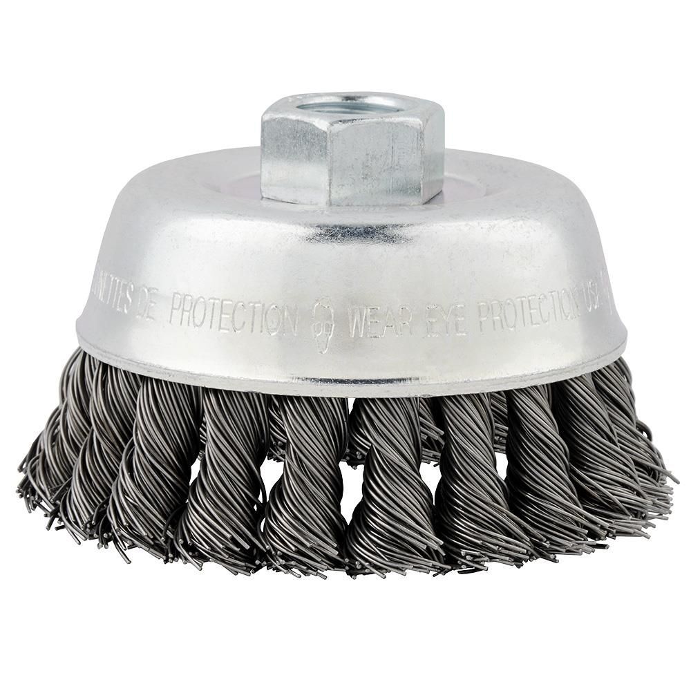 Milwaukee 3-1/2 In. Carbon Steel Knot Wire Cup Brush, large image number 7
