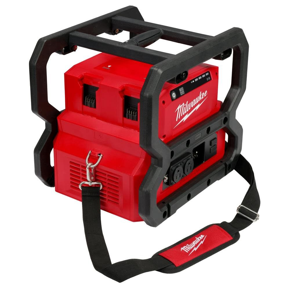 Milwaukee M18 Carry-On 3,600 Watt 5.0Ah Lithium-Ion 4 Battery Portable Power Supply Kit with Shoulder Strap, large image number 2