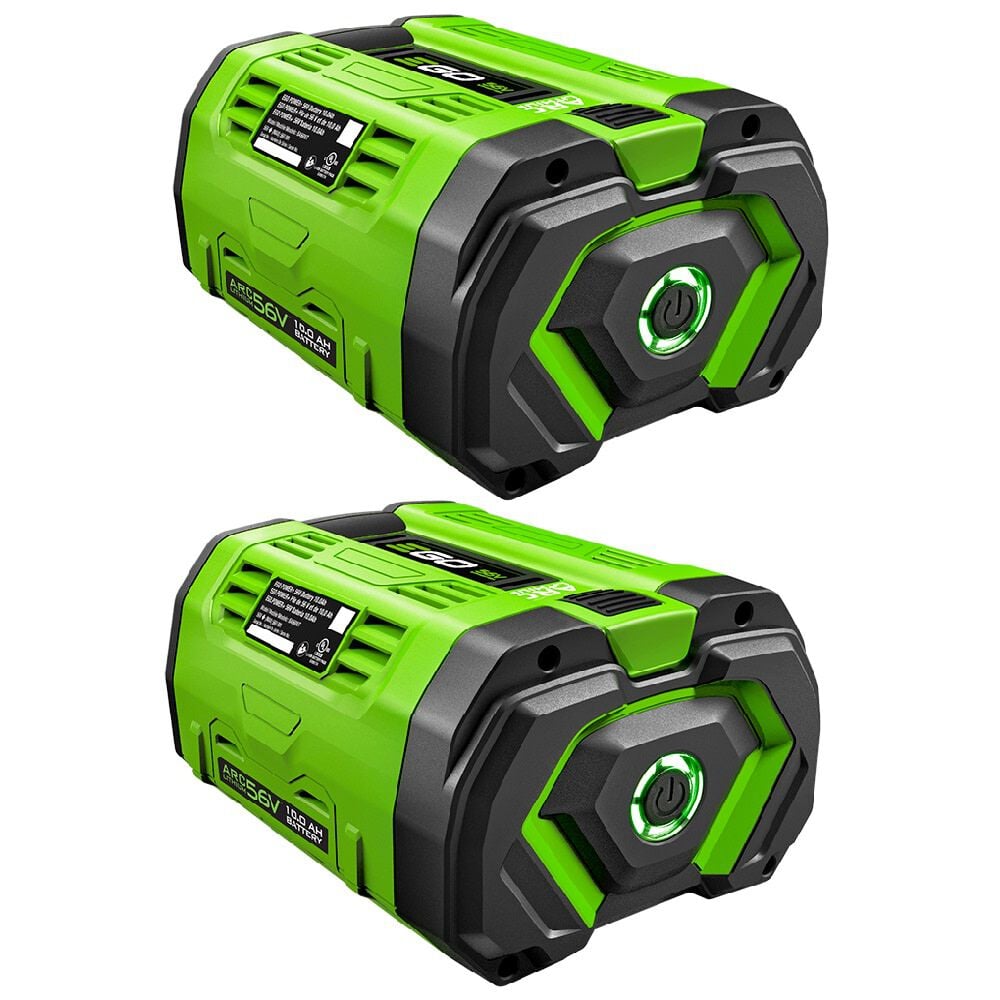 EGO POWER+ 56V 10Ah Lithium Ion Power Tool Battery Pack with Fuel Indicator (2 Pack), large image number 1