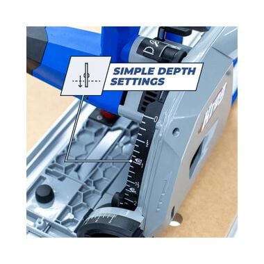 Kreg 120V 48T Blade Adaptive Cutting System Plunge-Cut Track Saw, large image number 4