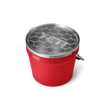Yeti Rambler Beverage Bucket with Lid Rescue Red