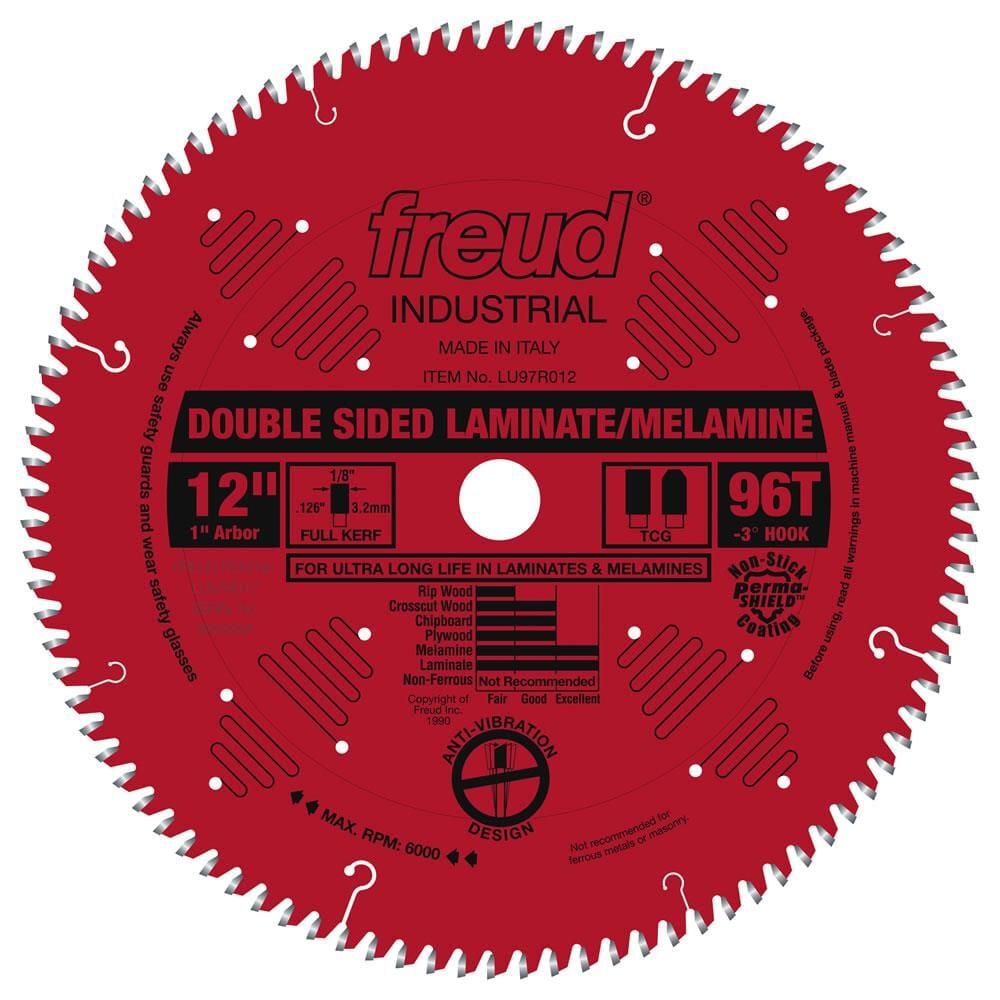 Freud 12in Blade for Double Sided Laminate/Melamine with Perma-SHIELD Coating, large image number 1