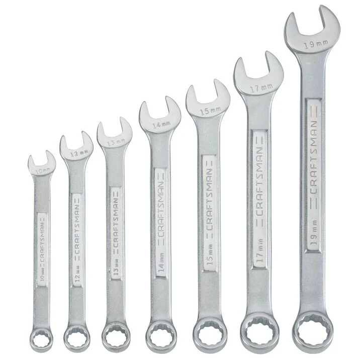 CRAFTSMAN Metric Raised-Panel Combination Wrench Set, 7 Piece, large image number 0