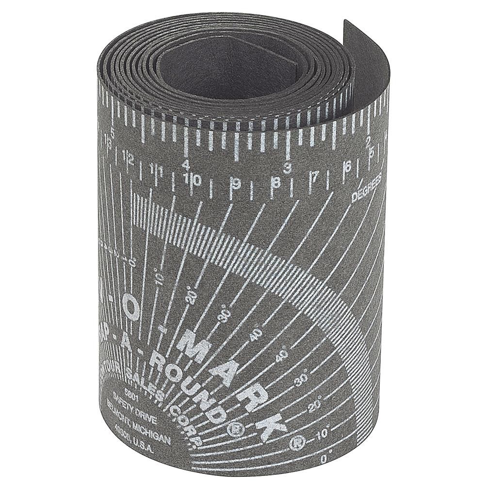 Jackson Safety Flexible Wrap-A-Round Pipe Marking Tool 3 In. to 10 In. Pipe Diameter Gray Large, large image number 1