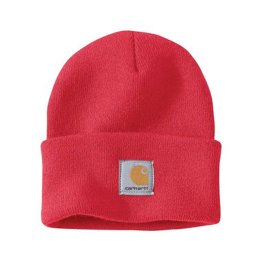 Carhartt Cuffed Beanie/Watch Hat Mens Regular OS Acrylic Knit Bittersweet