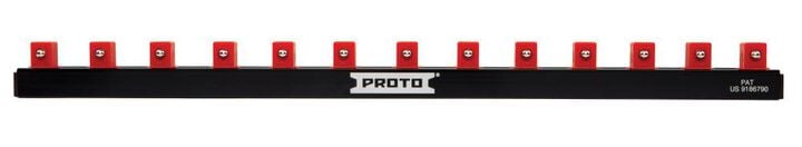 Proto 3/8in Drive 13pcSocket Rail - 13in, large image number 0