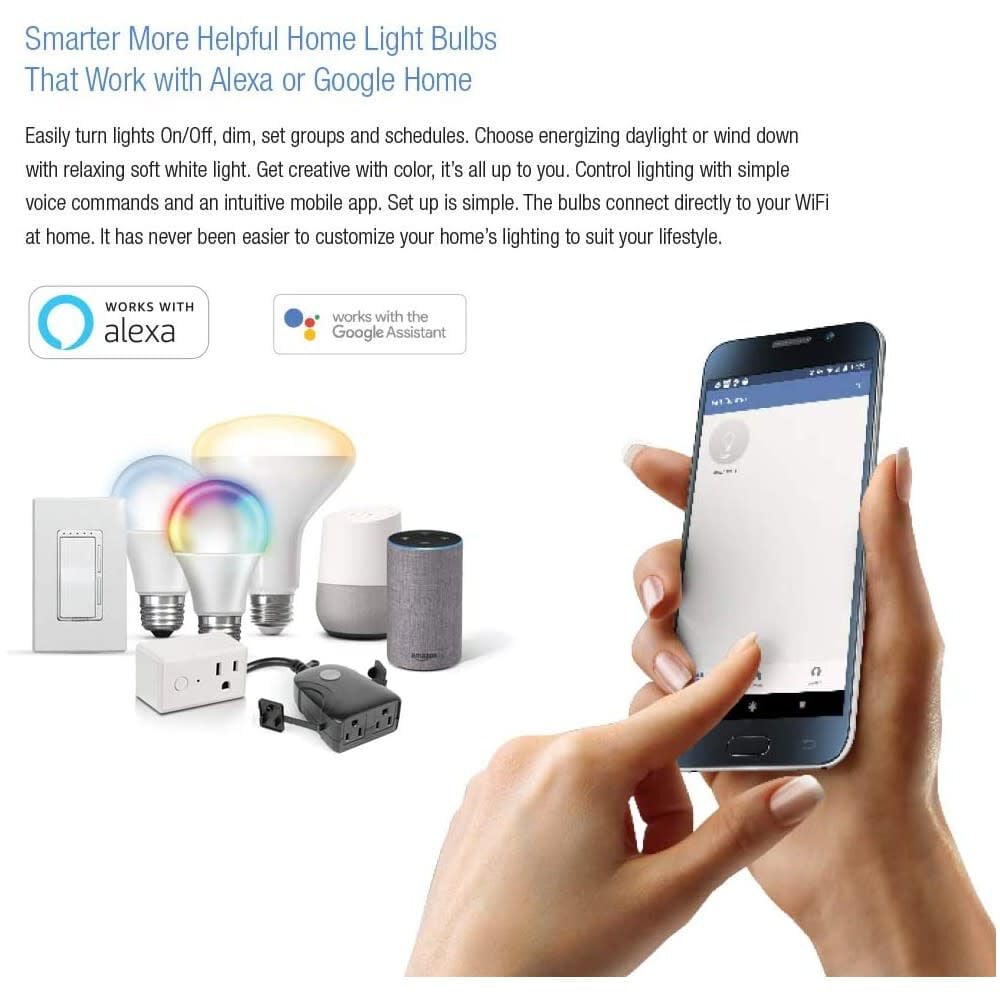 Feit Electric 90W RGBW PAR38 LED WiFi Smart Light Bulb 1pk, large image number 4