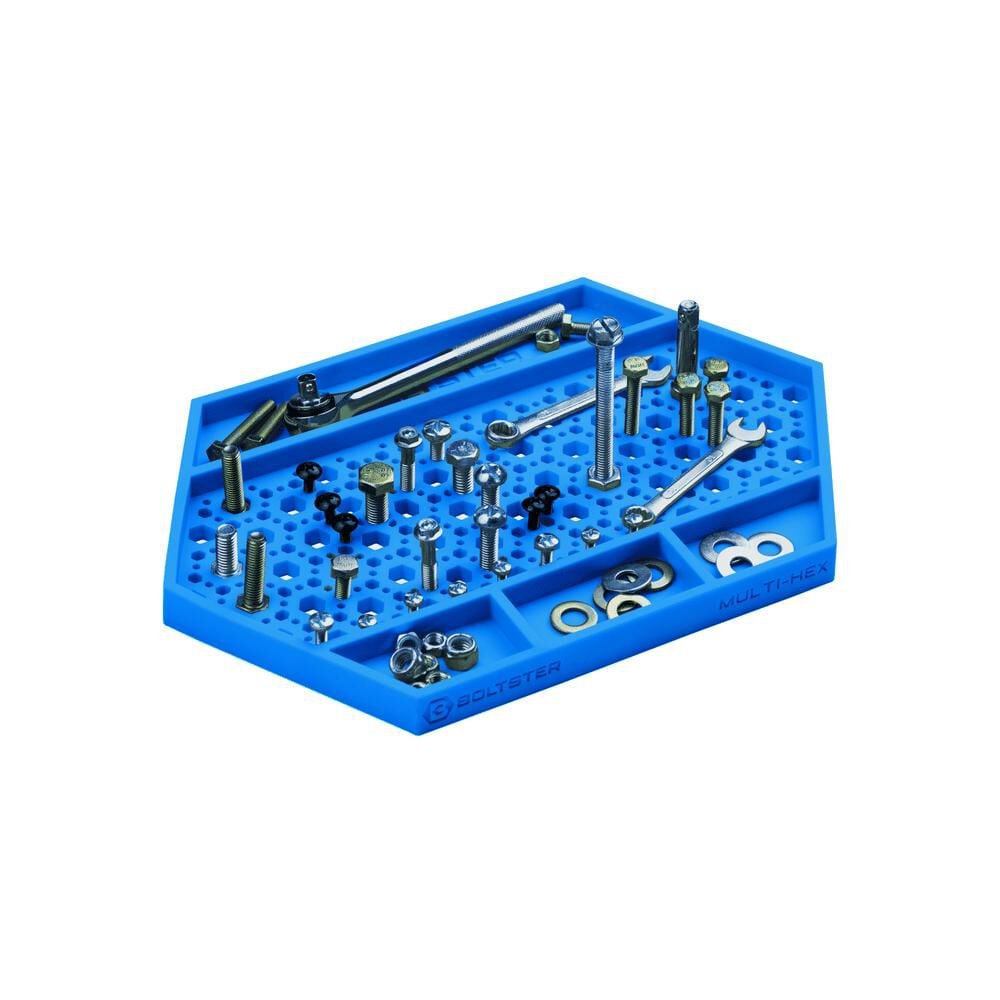 Boltster Multi-Hex Magnetic Fastener Organizer Tray Blue, large image number 6