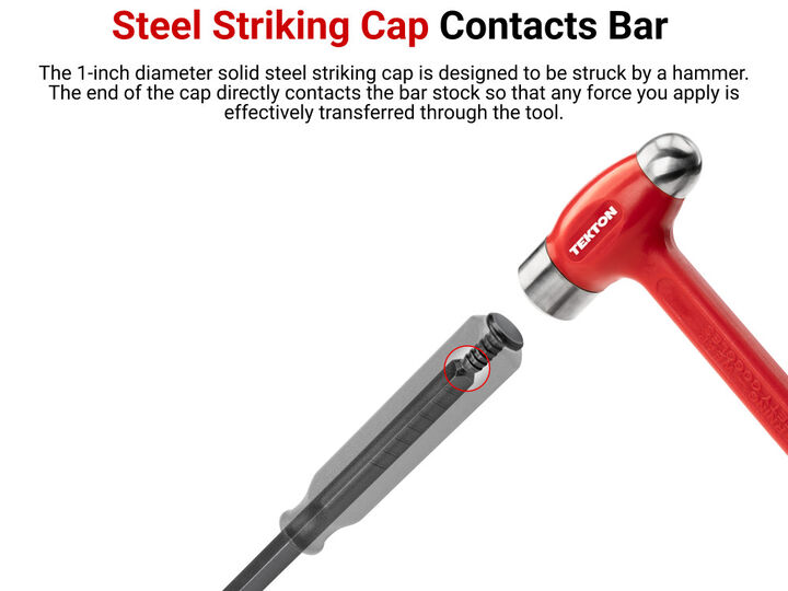 Tekton 12 Inch Angled End Handled Pry Bar, large image number 3