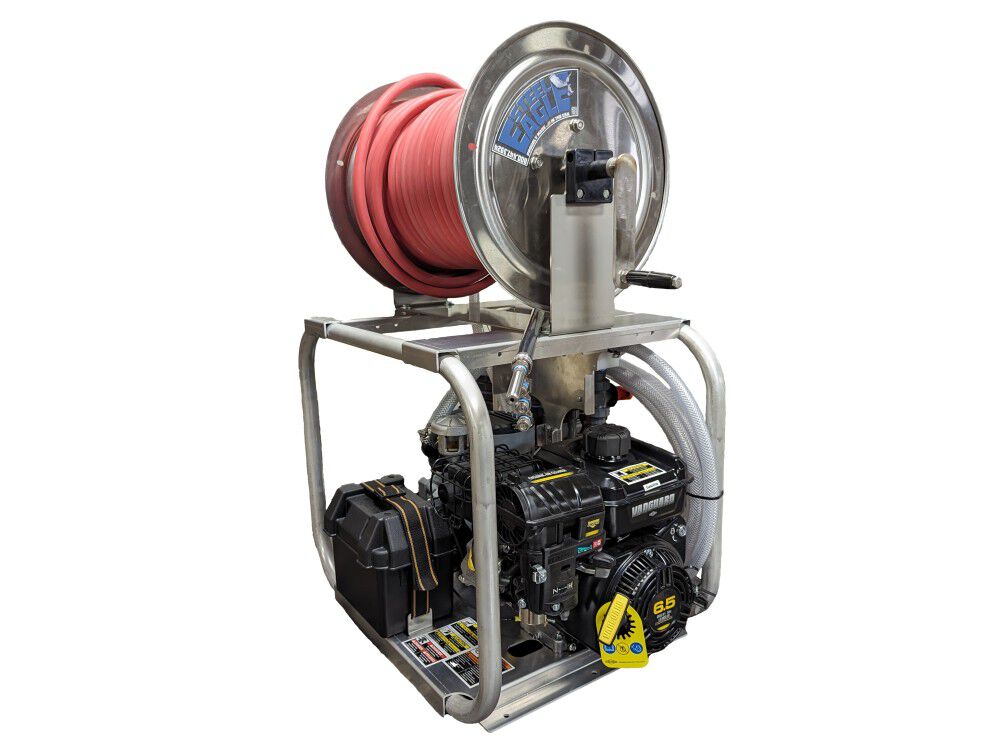 Aaladin Cleaning Systems 300 PSI 11.0 GPM Gas Powered Cold Water Soft Wash System with 3 Spray Nozzles – SW11300-AR-VE