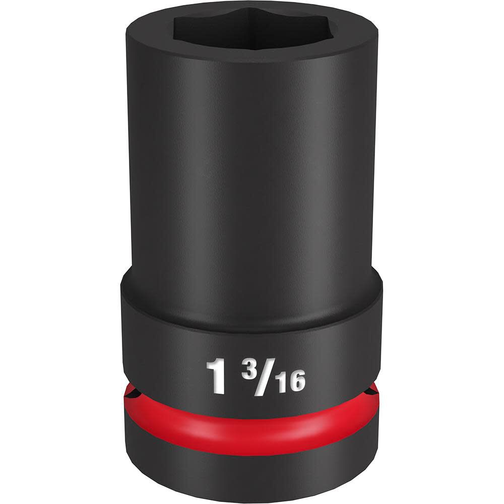 Milwaukee Impact Socket 1in Drive 1 3/16in Deep 6 Point, large image number 1