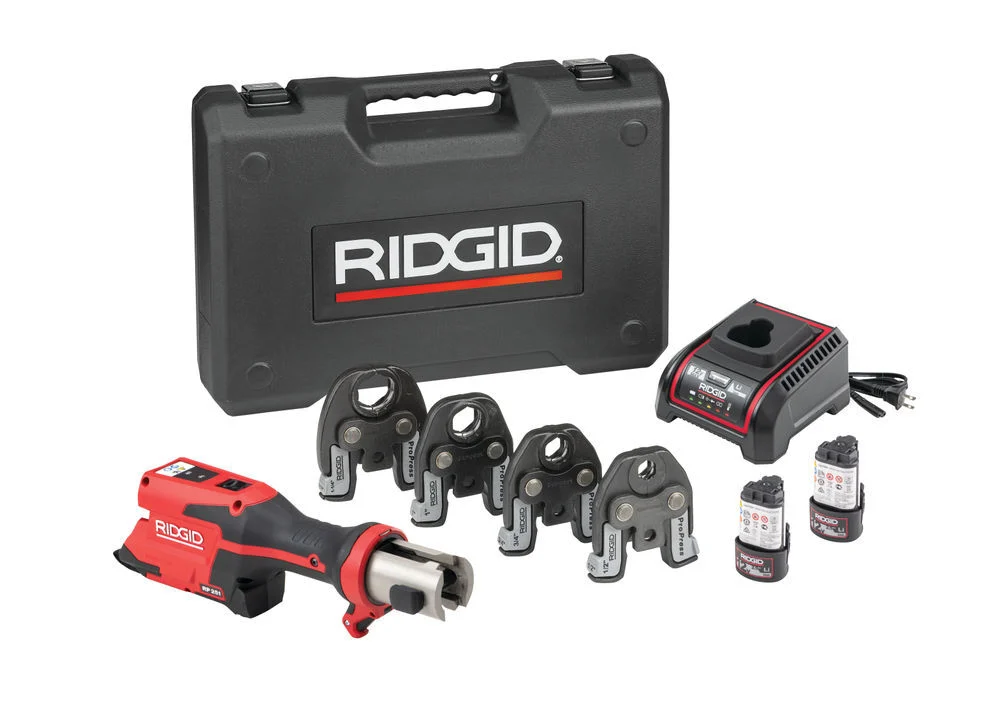 Ridgid RP 251 Press Tool Battery Kit with ProPress Jaws (1/2 Inch-1 1/4 Inch), large image number 1