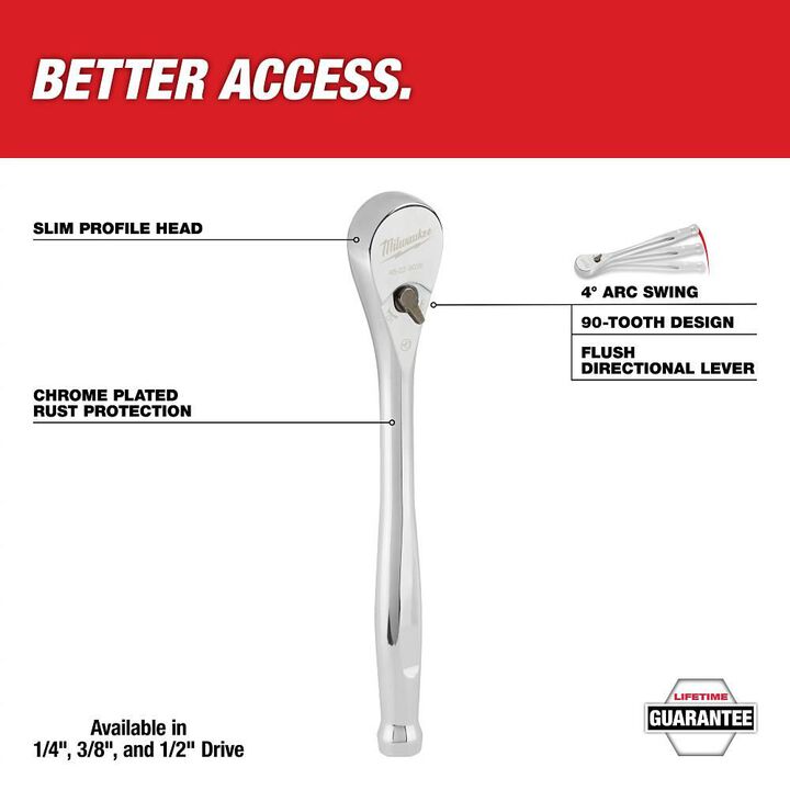 Milwaukee 1/2 in. Drive Ratchet, large image number 1