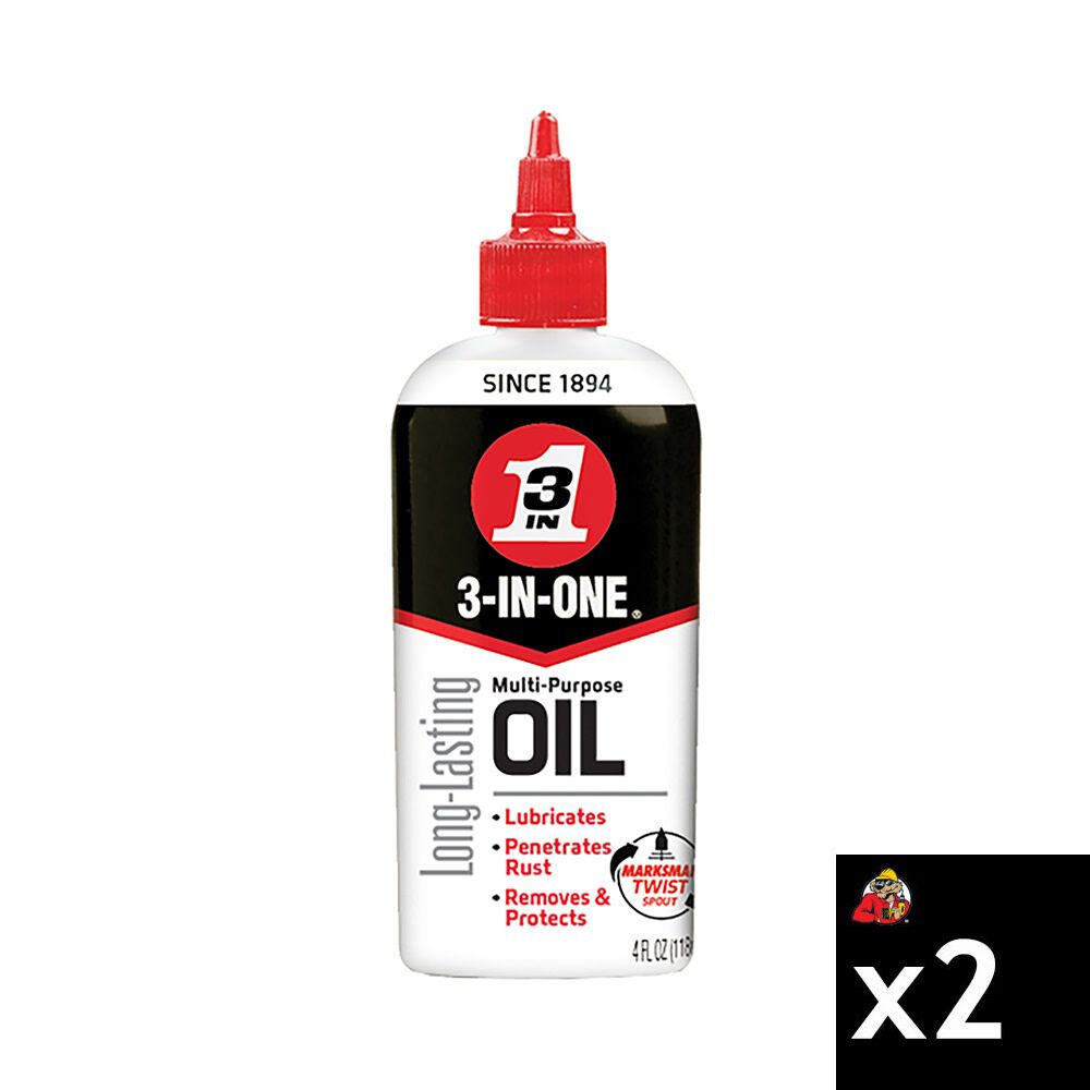 3-In-One 4 oz Multi Purpose Oil 2 Pack – 10070