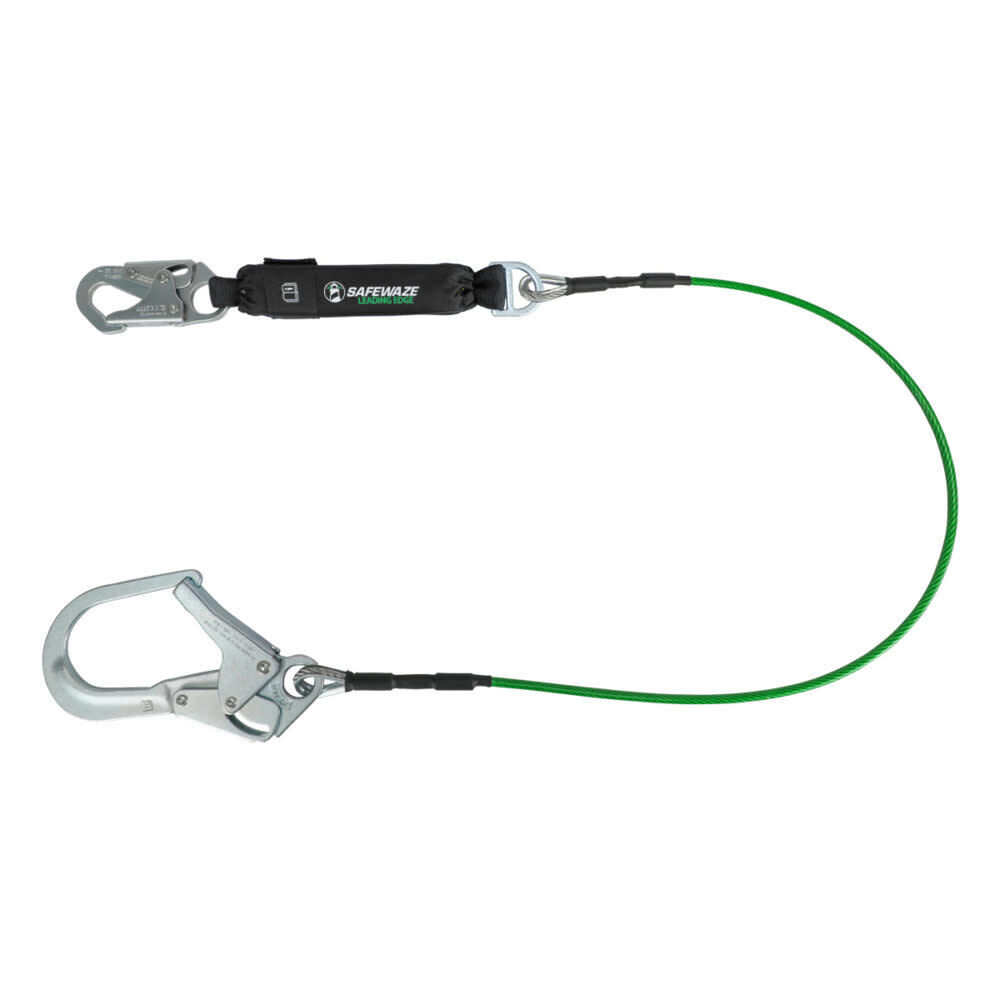 Safewaze Leading Edge 6 Ft. Energy Absorbing Lanyard: Rebar Hook, large image number 1