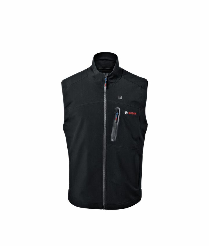 Bosch 12V Max Heated Vest Kit, Black, 3X, Reconditioned