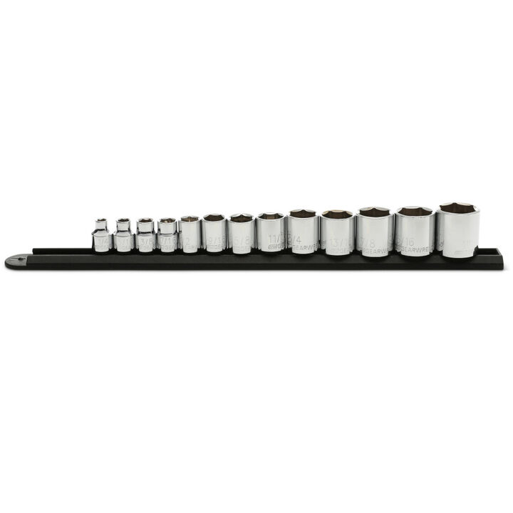 GEARWRENCH 13 Pc 3/8 In. Dr. 6 Pt SAE Socket Set, large image number 1