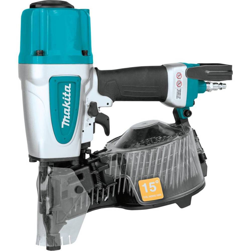 Makita 2-1/2in Pneumatic Roofing/Siding Coil Nailer, large image number 1