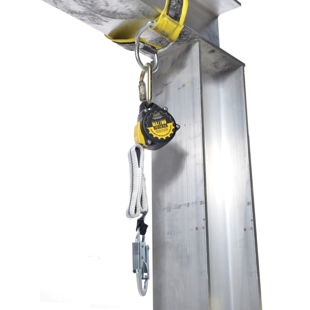 Guardian Fall Protection 7 Ft. Single Blow Blocker with High Strength Rebar Hook – 11007