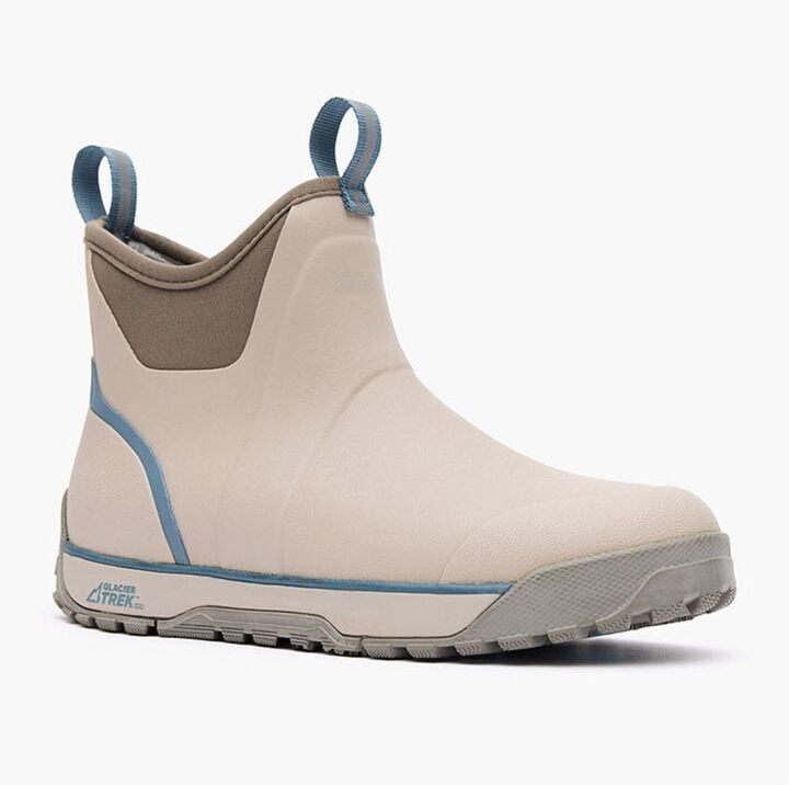 XTRATUF Mens Ice Fleece Lined Ankle Deck Boot Taupe