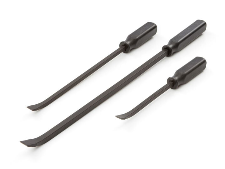 Tekton Angled End Handled Pry Bar Set, 3 Piece (12, 17, 25 Inch)