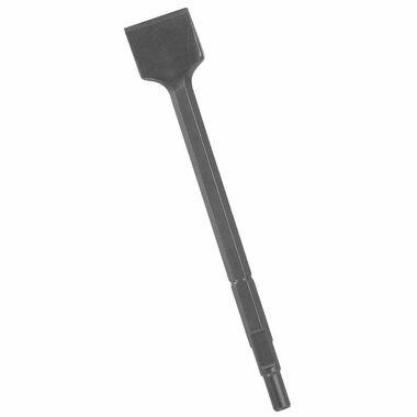 Bosch 2 In. x 12 In. Scraping Chisel Tool Round Hex/Spline Hammer Steel, large image number 0