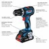 Bosch 1/2 Inch Brushless Connected-Ready Hammer Drill/Driver Kit with (2pk CORE18V 4 Ah Advanced Power Battery, small image number 2
