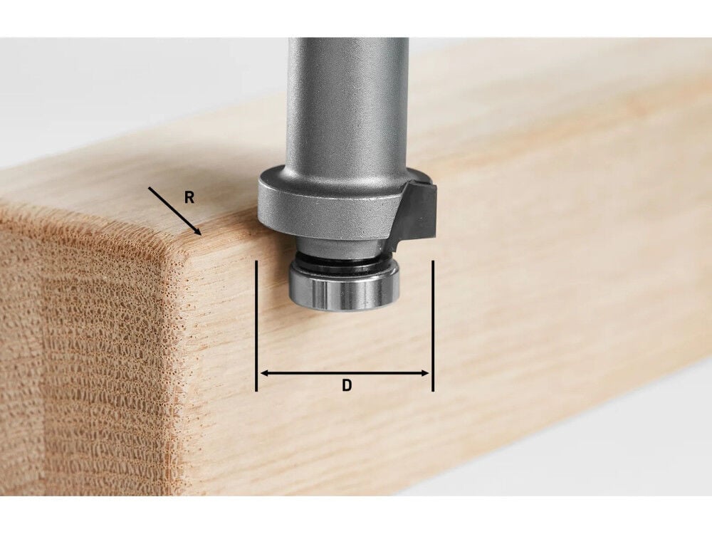 Festool R3 Single Cutter Roundover Bit for OFK 500 Routers, large image number 2