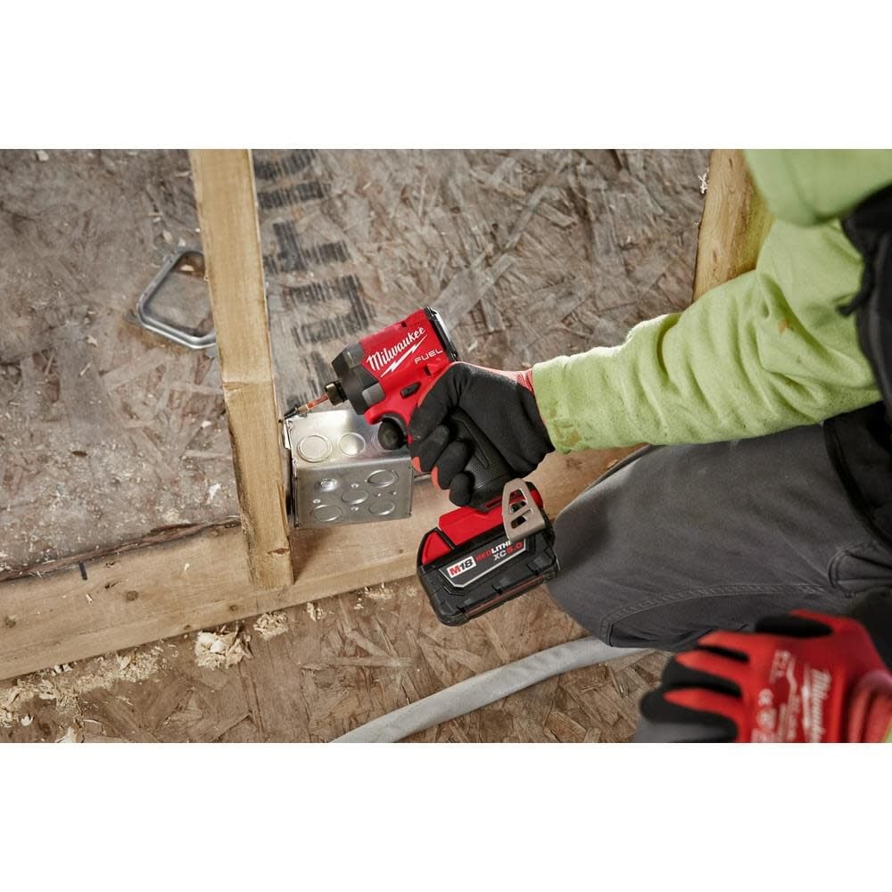 Milwaukee M18 FUEL 1/4 Inch Hex Impact Driver Kit & Protective Bundle, large image number 12
