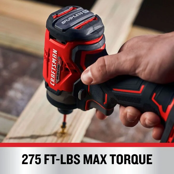CRAFTSMAN V20 RP Cordless 1/2 Inch Impact Wrench (Bare Tool), large image number 3