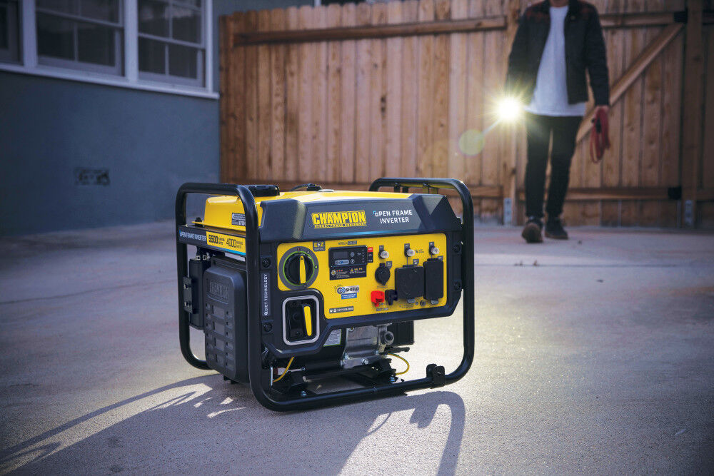Champion Power Equipment 5500-Watt Gas Powered 50 State RV Ready Portable Open Frame Inverter Generator with Quiet Technology CARB Compliant, large image number 7