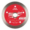 Milwaukee Diamond Max 4 Inch Continuous Rim Diamond Blade for Tile, small image number 1