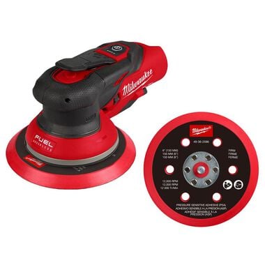 Milwaukee M12 FUEL 6 Inch Random Orbital Sander, 3/16 Inch (Bare Tool)