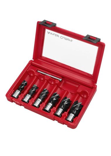 Milwaukee 6pc Annular Cutter Set (9/16In - 1-1/16In)