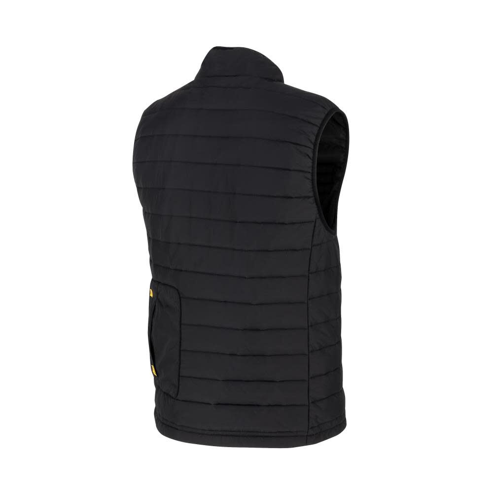 DEWALT Mens Heated Puffer Vest, Black, 2X, large image number 11