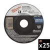 Milwaukee 4-1/2 Inch x 0.045 Inch Type 27 A60T Cut-Off Wheel Bundle, 25 Pieces, small image number 1