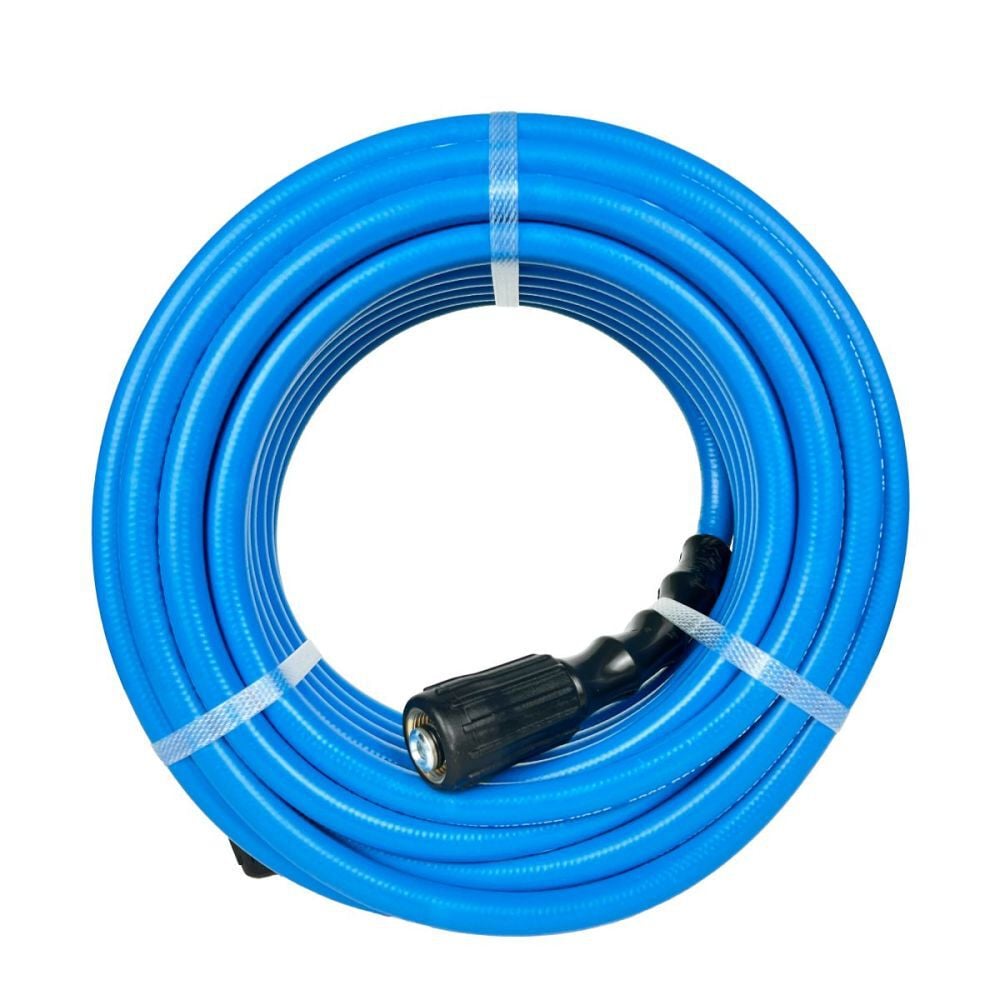 BluBird Tough-Tek 1/4 Inch x 25 Ft. Pressure Washing Hose with M22 Coupler – TTPW1425-NM-M22